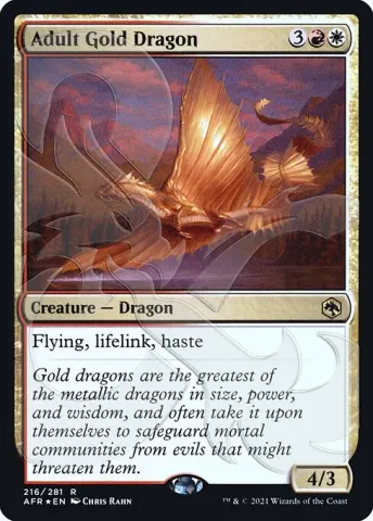 Adult Gold Dragon · 216a