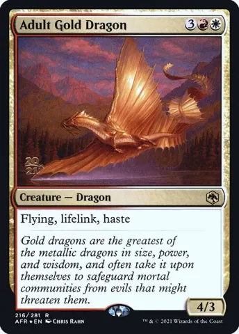 Adult Gold Dragon · 216s