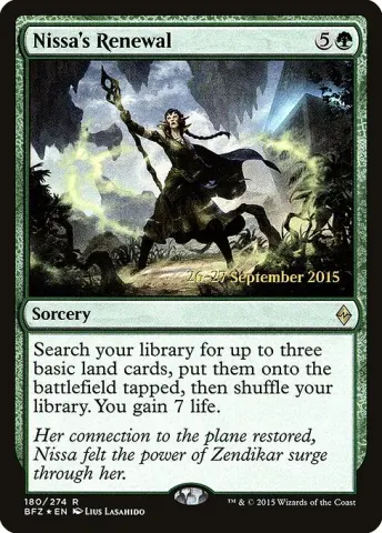 Nissa's Renewal · 180s