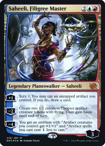 Saheeli, Filigree Master · 219s