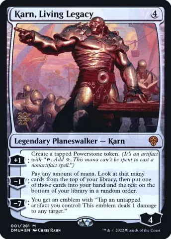 Karn, Living Legacy · 1s