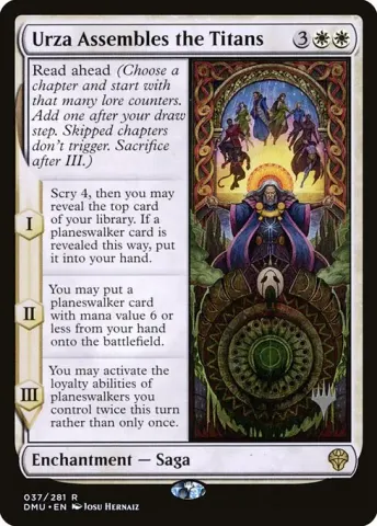 Urza Assembles the Titans · 37p
