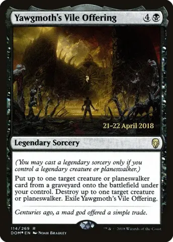 Yawgmoth's Vile Offering · 114s