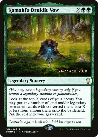 Kamahl's Druidic Vow · 166s