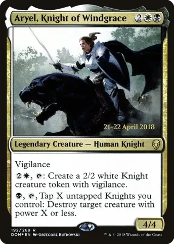 Aryel, Knight of Windgrace · 192s