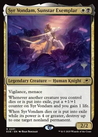 Syr Vondam, Sunstar Exemplar · 231p