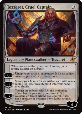Tezzeret, Cruel Captain · 2p