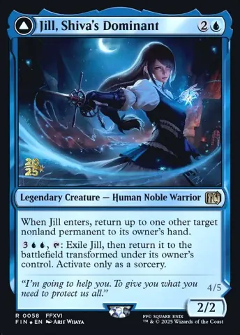 Jill, Shiva's Dominant // Shiva, Warden of Ice · 58s