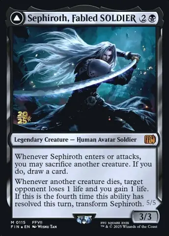 Sephiroth, Fabled SOLDIER // Sephiroth, One-Winged Angel · 115s