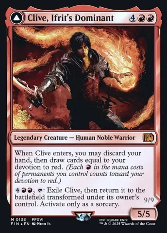 Clive, Ifrit's Dominant // Ifrit, Warden of Inferno · 133s