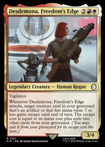 Desdemona, Freedom's Edge · 101