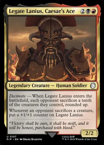 Legate Lanius, Caesar's Ace · 107