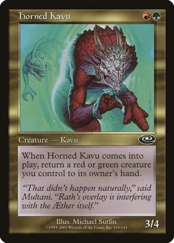 Horned Kavu · 110