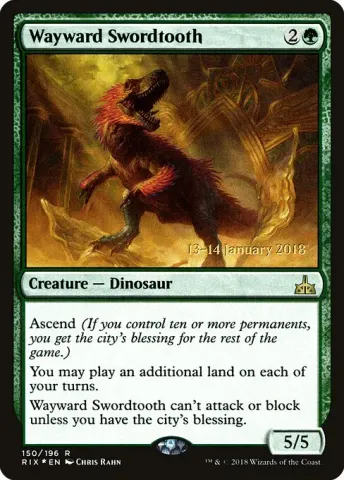 Wayward Swordtooth · 150s