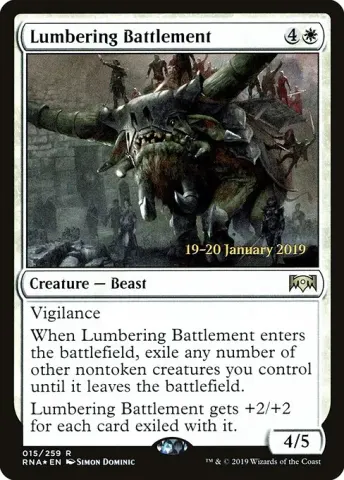Lumbering Battlement · 15s
