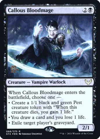 Callous Bloodmage · 66s