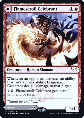 Flamescroll Celebrant // Revel in Silence · 150s
