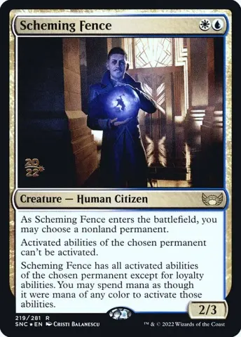 Scheming Fence · 219s