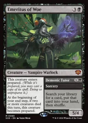 Emeritus of Woe // Demonic Tutor · 80p