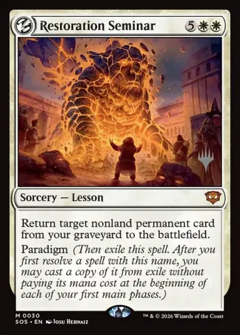 Restoration Seminar · 30p