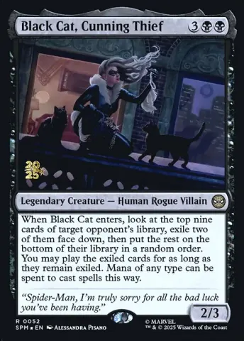 Black Cat, Cunning Thief · 52s