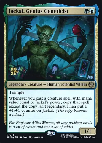 Jackal, Genius Geneticist · 131s