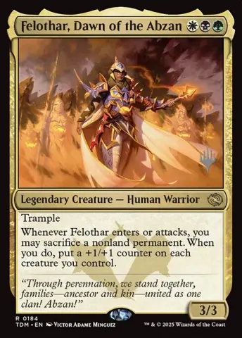 Felothar, Dawn of the Abzan · 184p