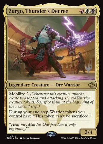 Zurgo, Thunder's Decree · 237p