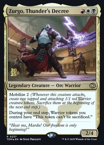 Zurgo, Thunder's Decree · 237s