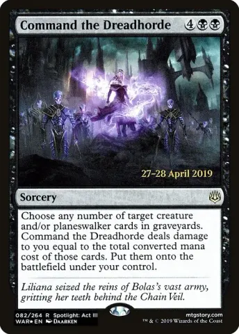 Command the Dreadhorde · 82s