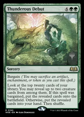 Thunderous Debut · 190p