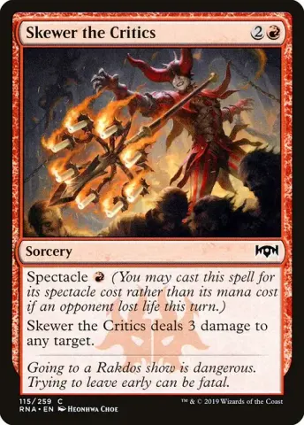 Skewer the Critics · 115