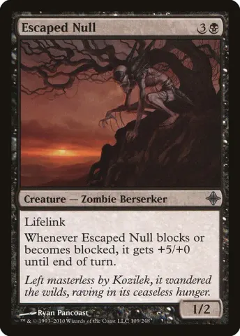 Escaped Null · 109