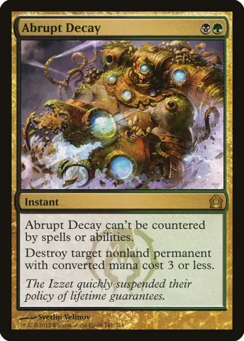 Abrupt Decay · 141