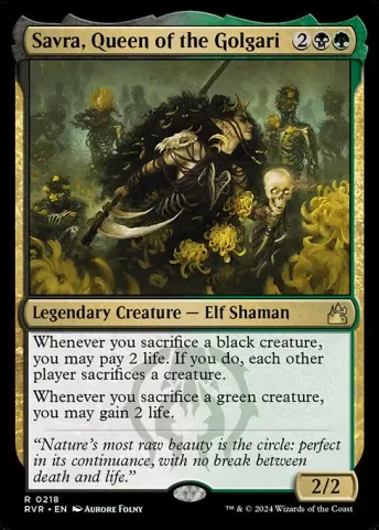 Savra, Queen of the Golgari · 218