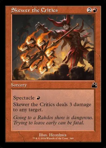 Skewer the Critics · 340