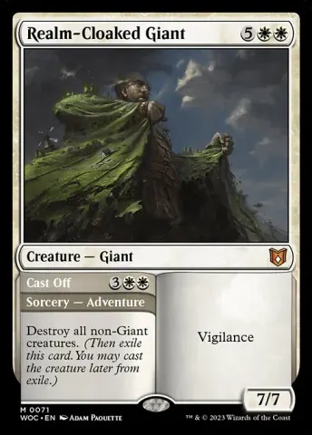 Realm-Cloaked Giant // Cast Off · 71
