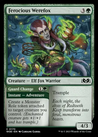 Ferocious Werefox // Guard Change · 170