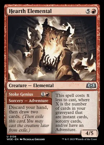 Hearth Elemental // Stoke Genius · 136