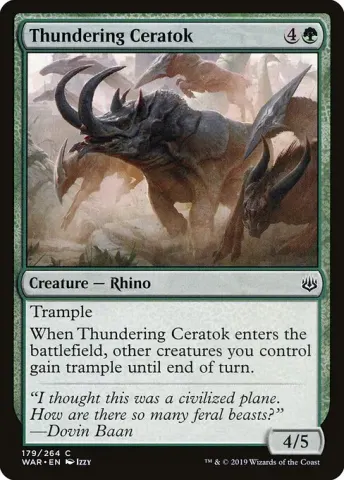 Thundering Ceratok · 179