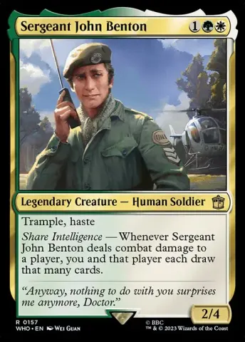 Sergeant John Benton · 157