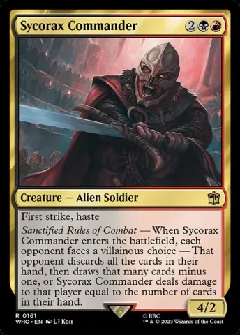 Sycorax Commander · 161