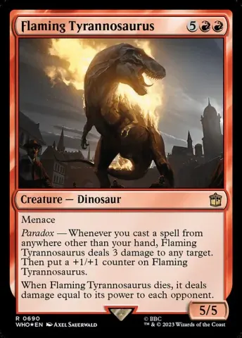 Flaming Tyrannosaurus · 690