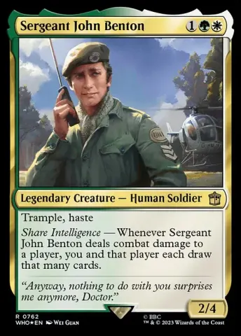 Sergeant John Benton · 762