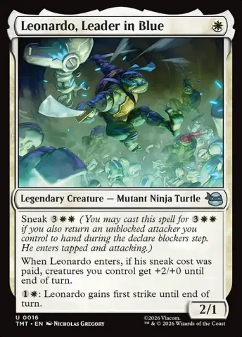 Leonardo, Leader in Blue · 16