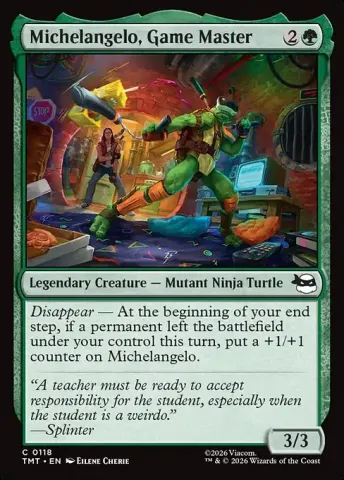 Michelangelo, Game Master · 118