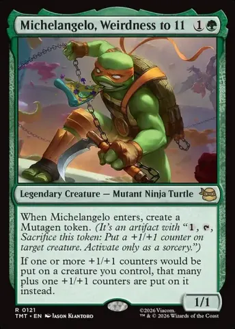 Michelangelo, Weirdness to 11 · 121