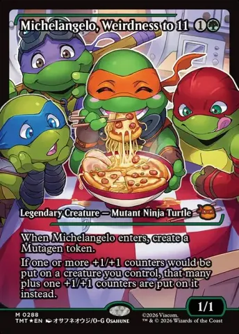 Michelangelo, Weirdness to 11 · 288