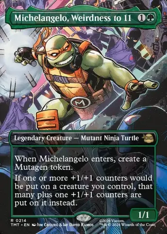 Michelangelo, Weirdness to 11 · 214