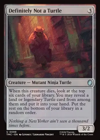 Definitely Not a Turtle · 98